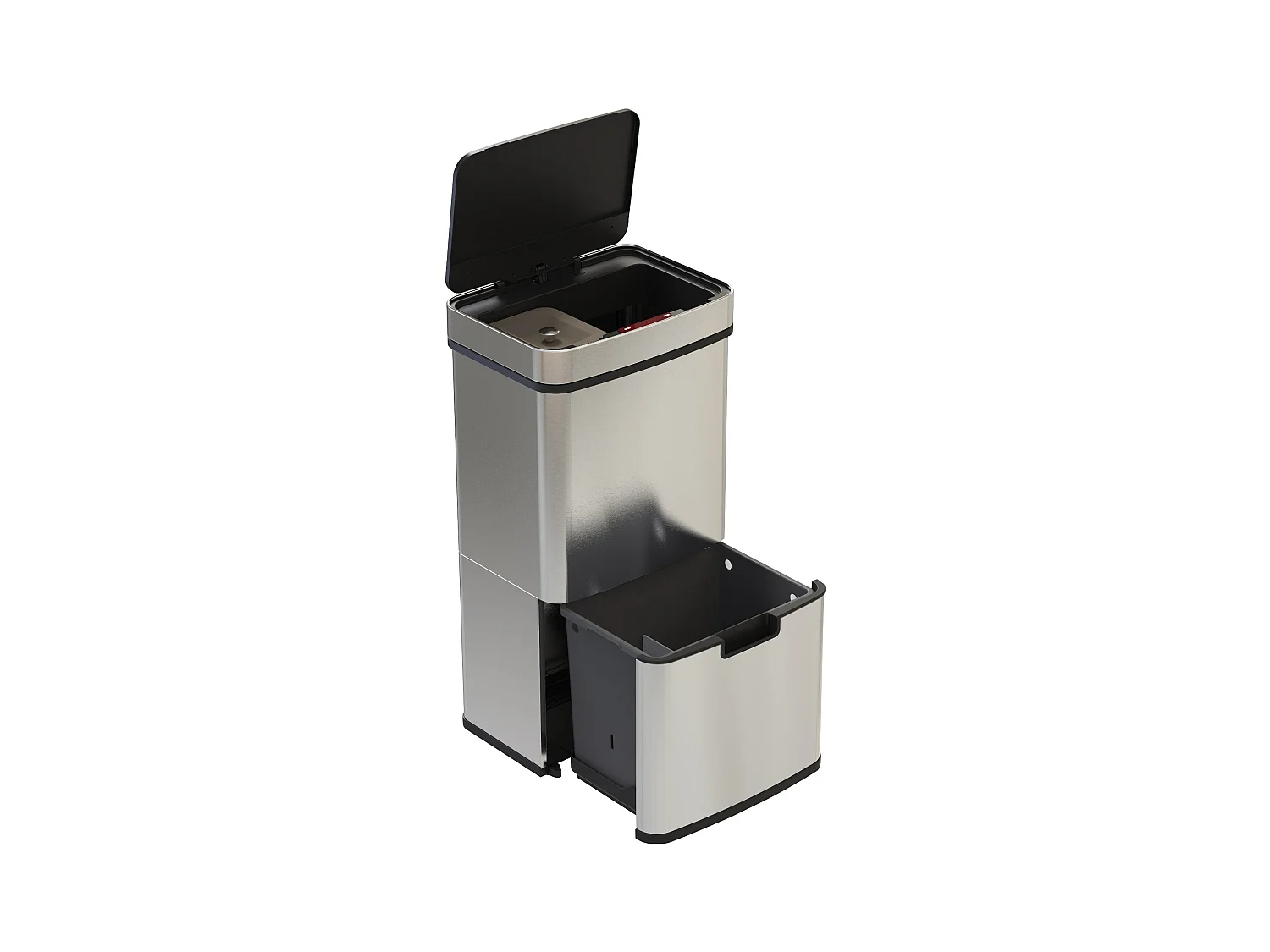 Poubelle De Cuisine Automatique NARVIK Argent Acier inoxydable 75 L