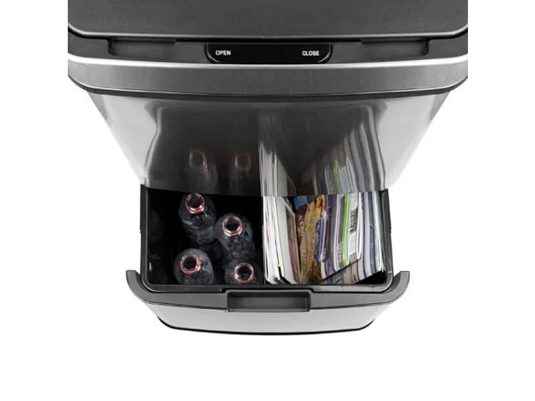 Poubelle automatique tri sélectif NARVIK 75L