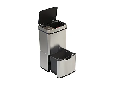 Poubelle automatique tri sélectif NARVIK 75L