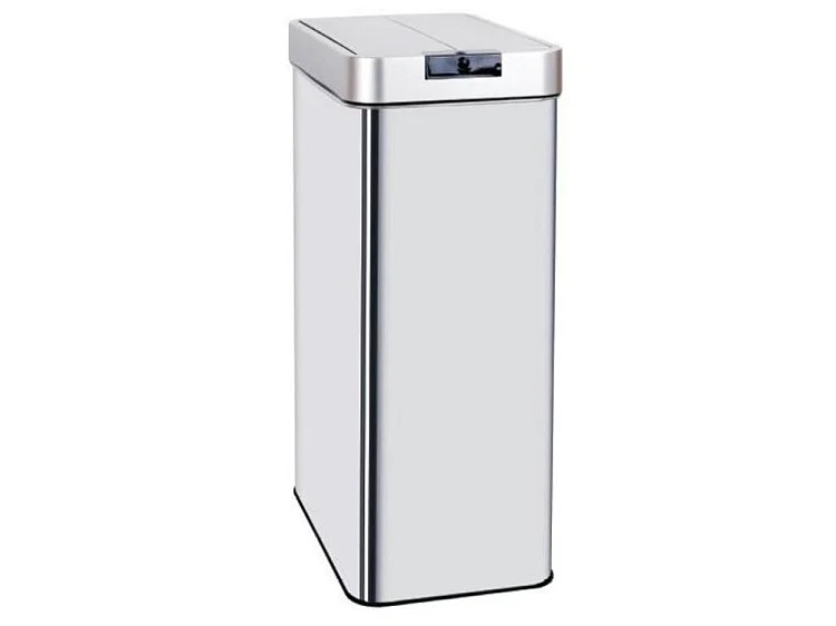 Poubelle automatique inox SILVERLAKE argent 70L
