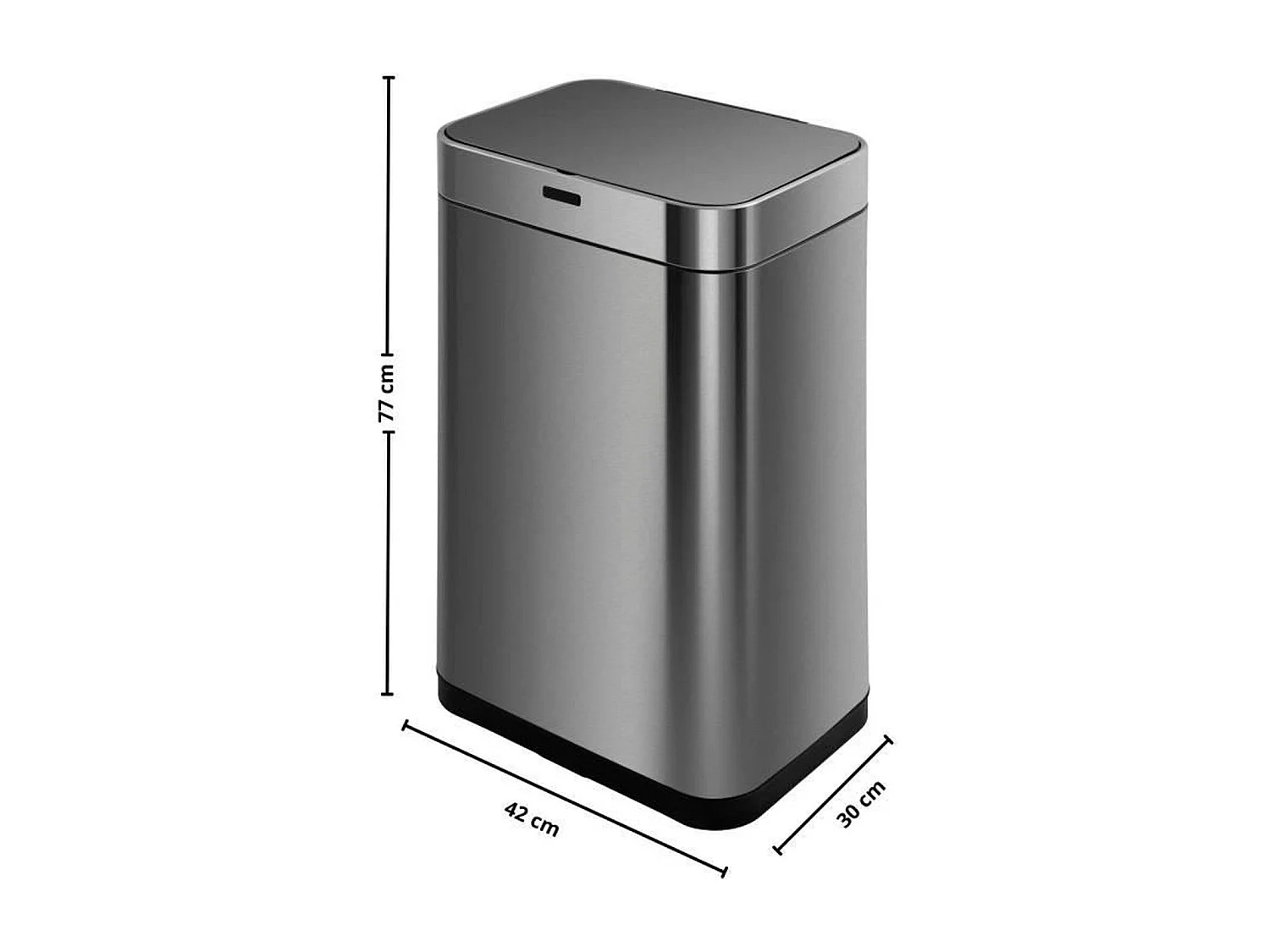 Poubelle de cuisine automatique UPPER Argent Acier inoxydable 60L