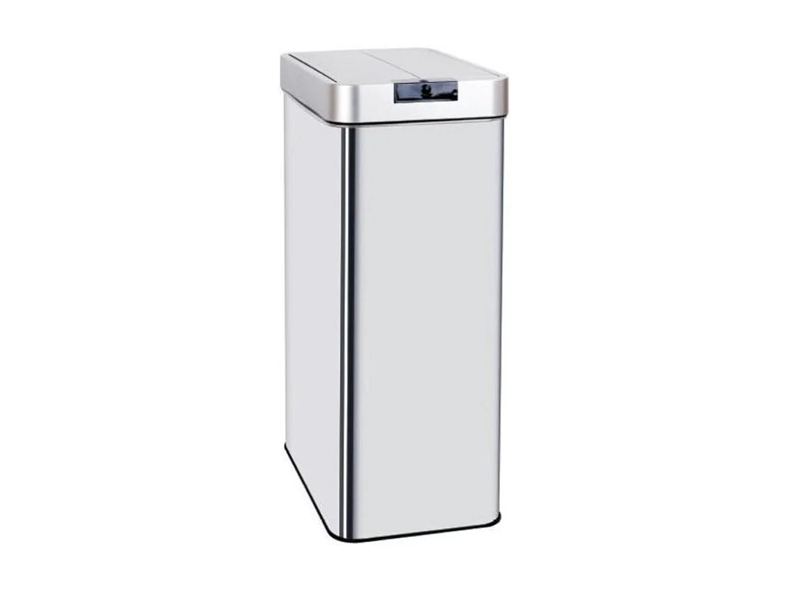 Poubelle automatique inox SILVERLAKE argent 90L