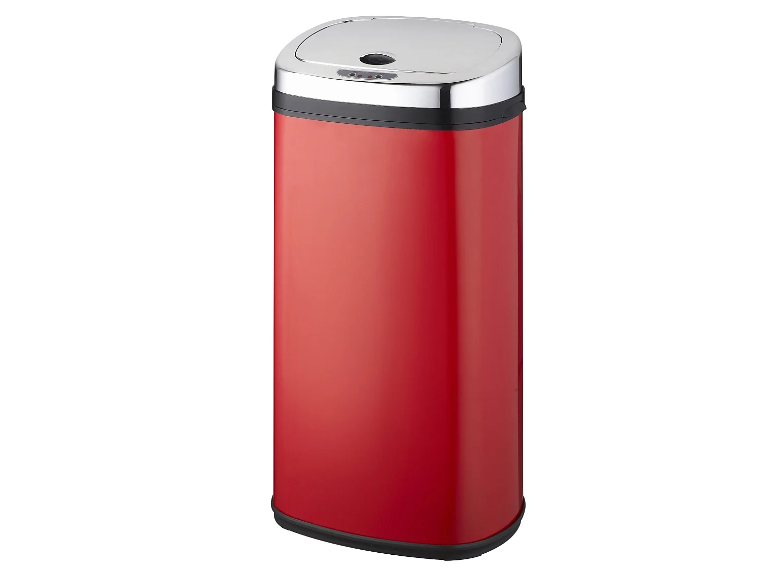 Poubelle de cuisine automatique LARGO Rouge Acier inoxydable 42 L