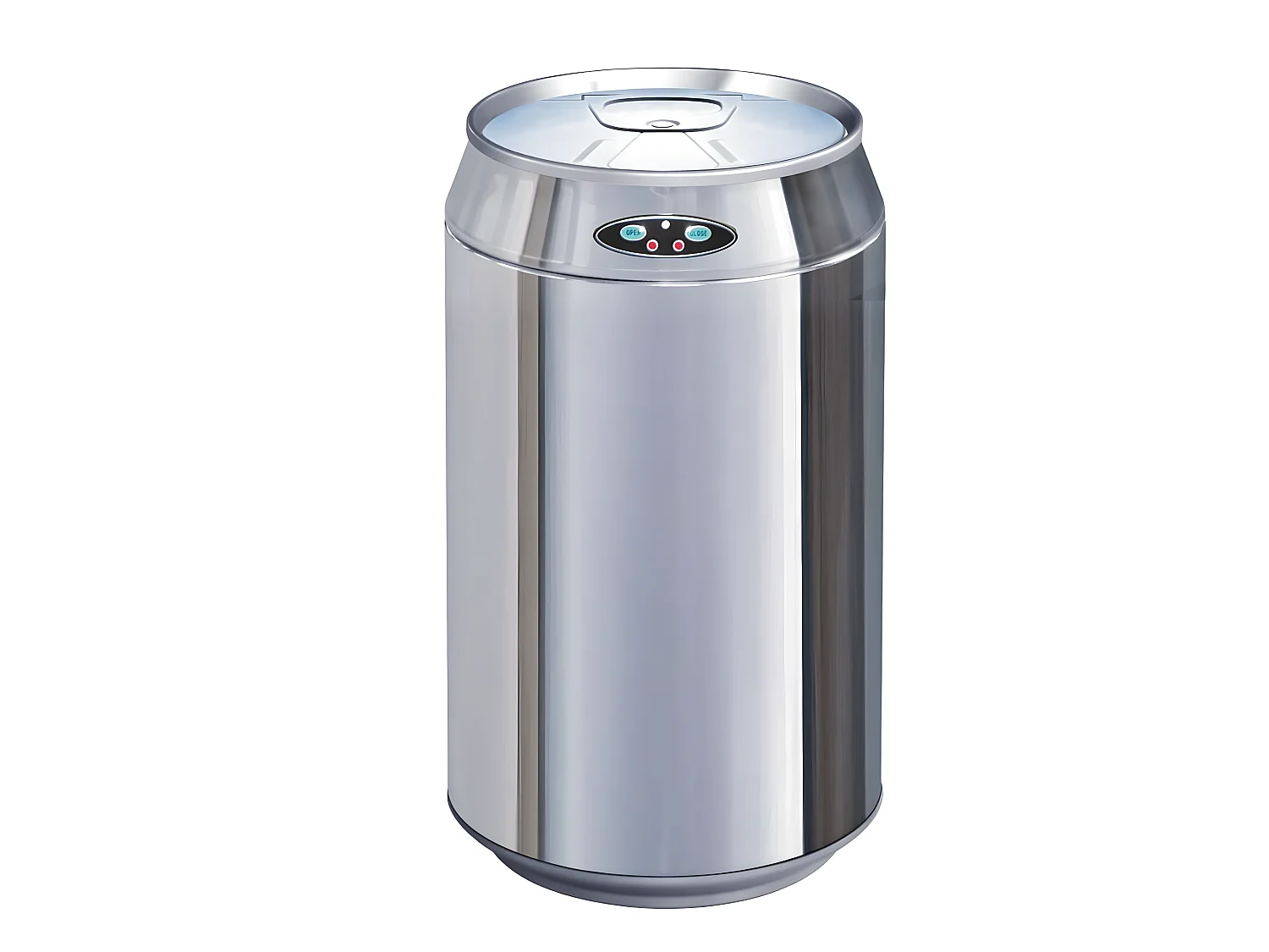 Poubelle de cuisine automatique CAN Argent Acier inoxydable 30 L