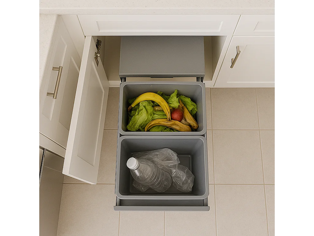 Poubelle encastrée coulissante HYPE 36L