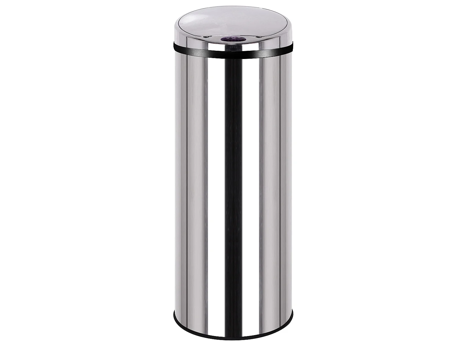 Poubelle automatique inox ARTIC argent 50L