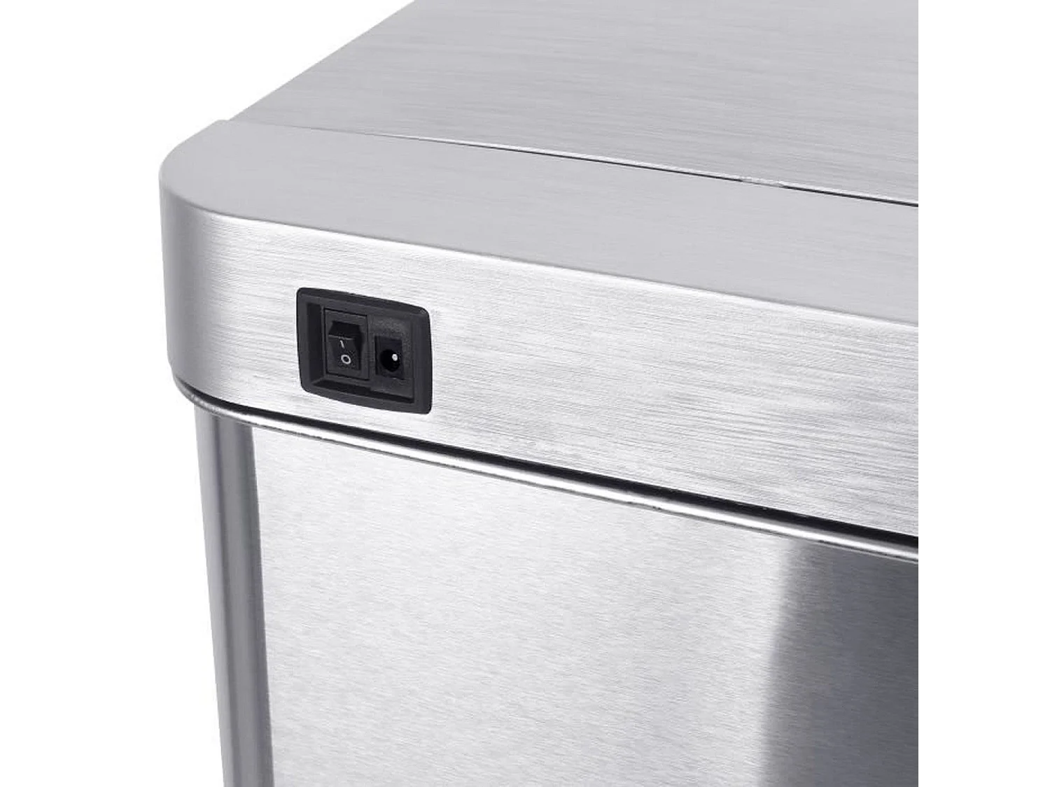 Poubelle automatique inox PARKSIDE argent 50L