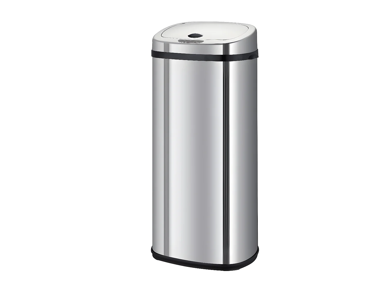 Poubelle de cuisine automatique LARGO Argent Acier inoxydable 42 L