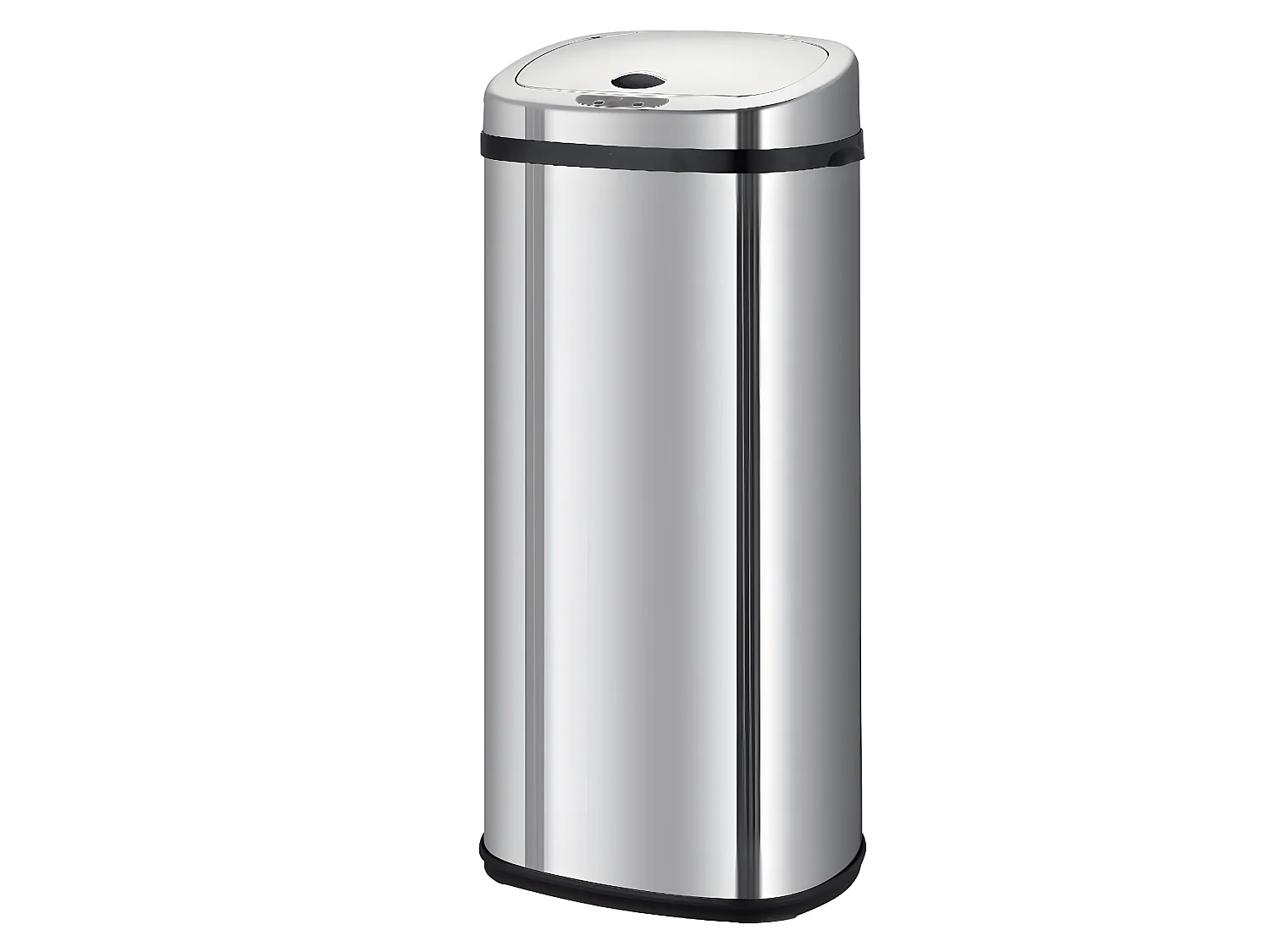 Poubelle de cuisine automatique LARGO Argent Acier inoxydable 42L