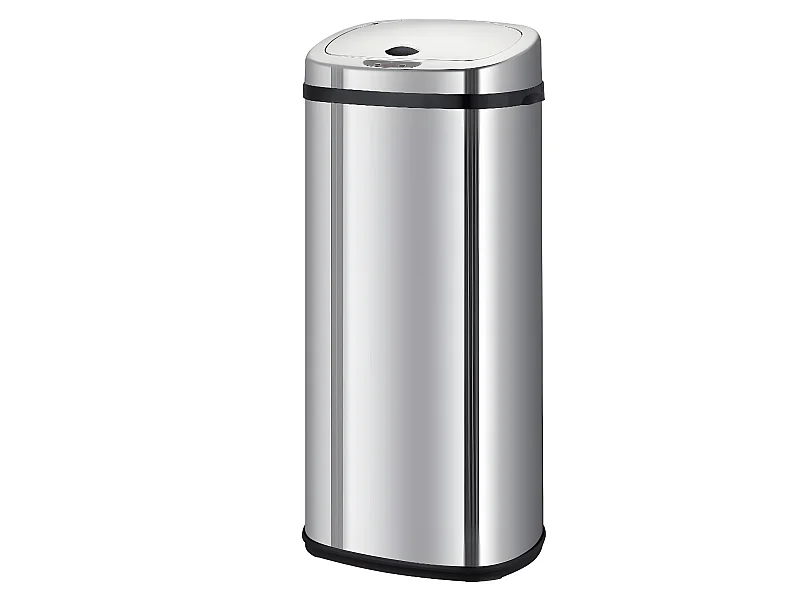 Poubelle de cuisine automatique LARGO Argent Acier inoxydable 42L