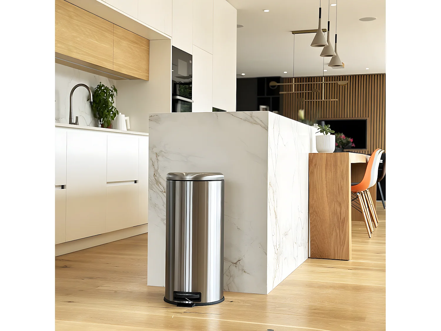 Keukenafvalbak met pedaal 30L URBAN