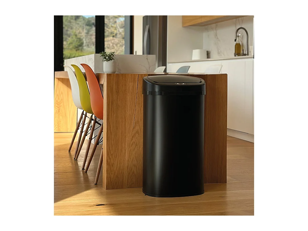 Poubelle de cuisine automatique MAJESTIC Noir Acier inoxydable 68 L