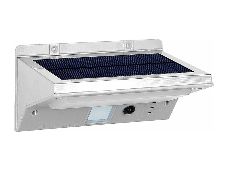 Projecteur solaire applique mural DERBY W11 Gris Plastique 250LM