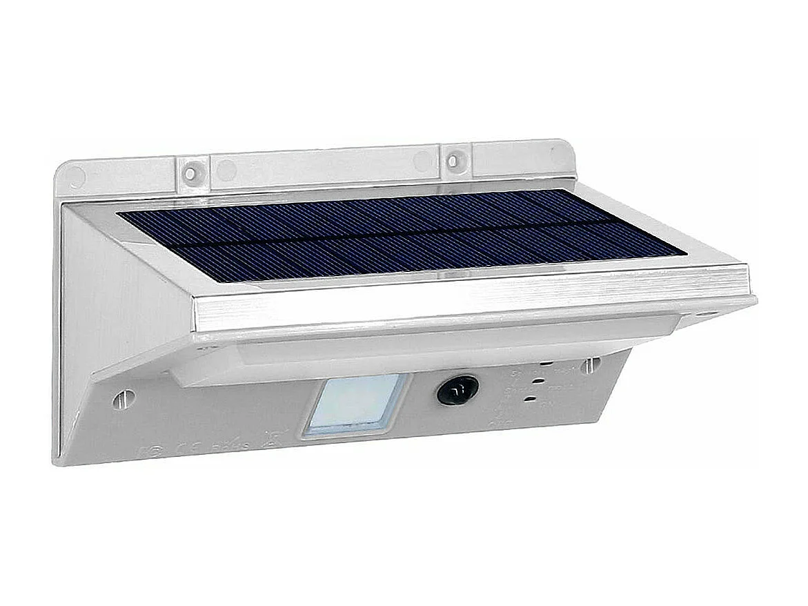 Projecteur solaire applique mural DERBY W11 Gris Plastique 250LM