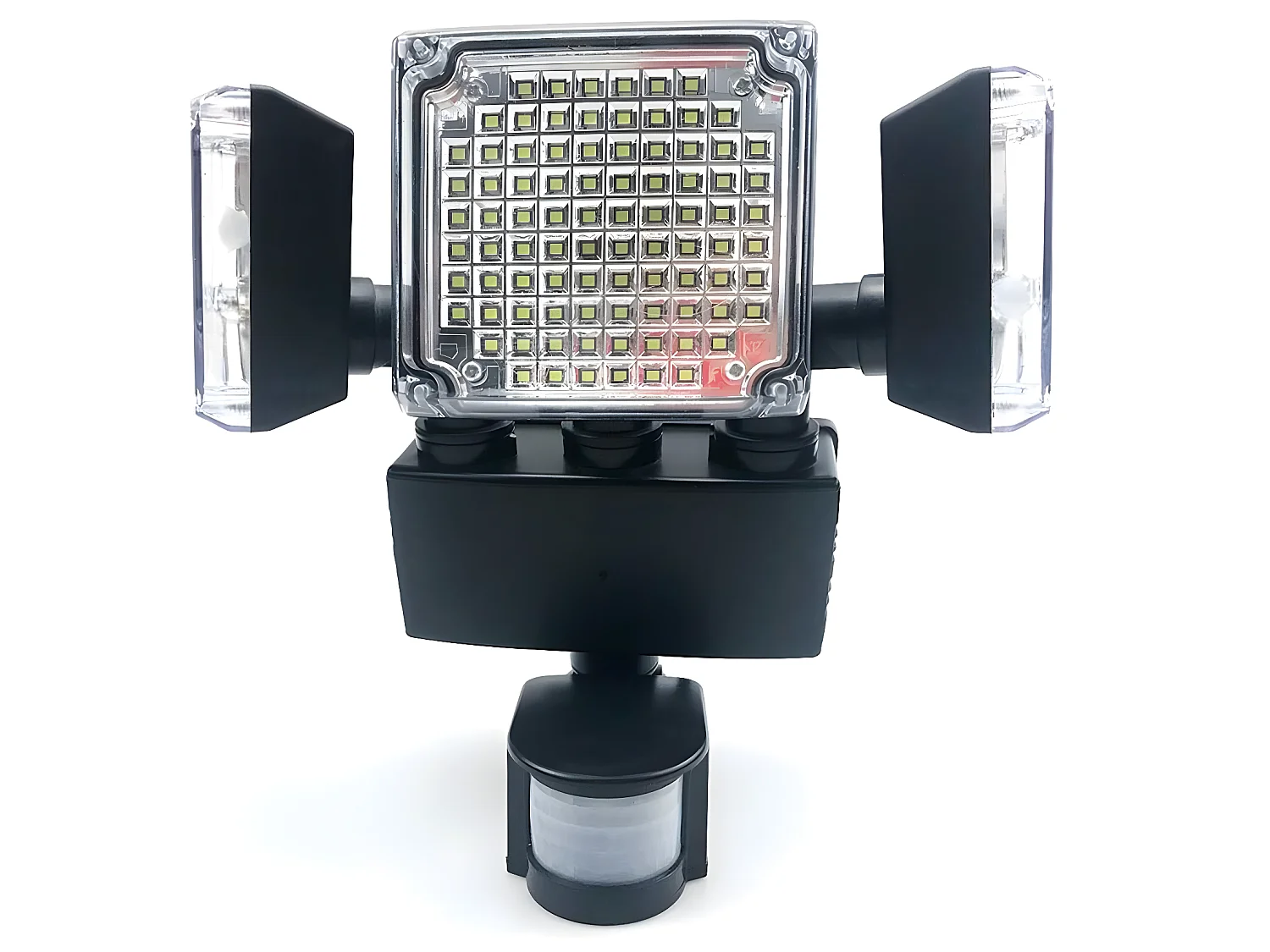 Projecteur solaire avec détecteur BLACKBURN Noir Plastique 12W