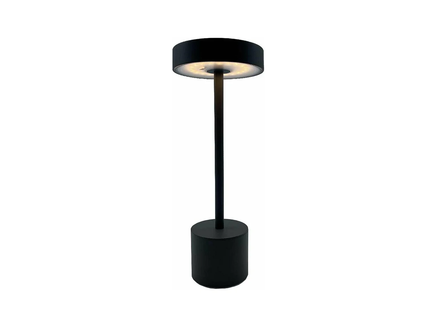 Lampe de table sans fil touch LED ROBY Gris Aluminium H30CM