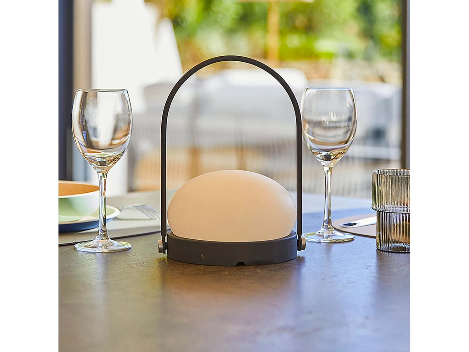 Lanterne sans fil DAY H22cm