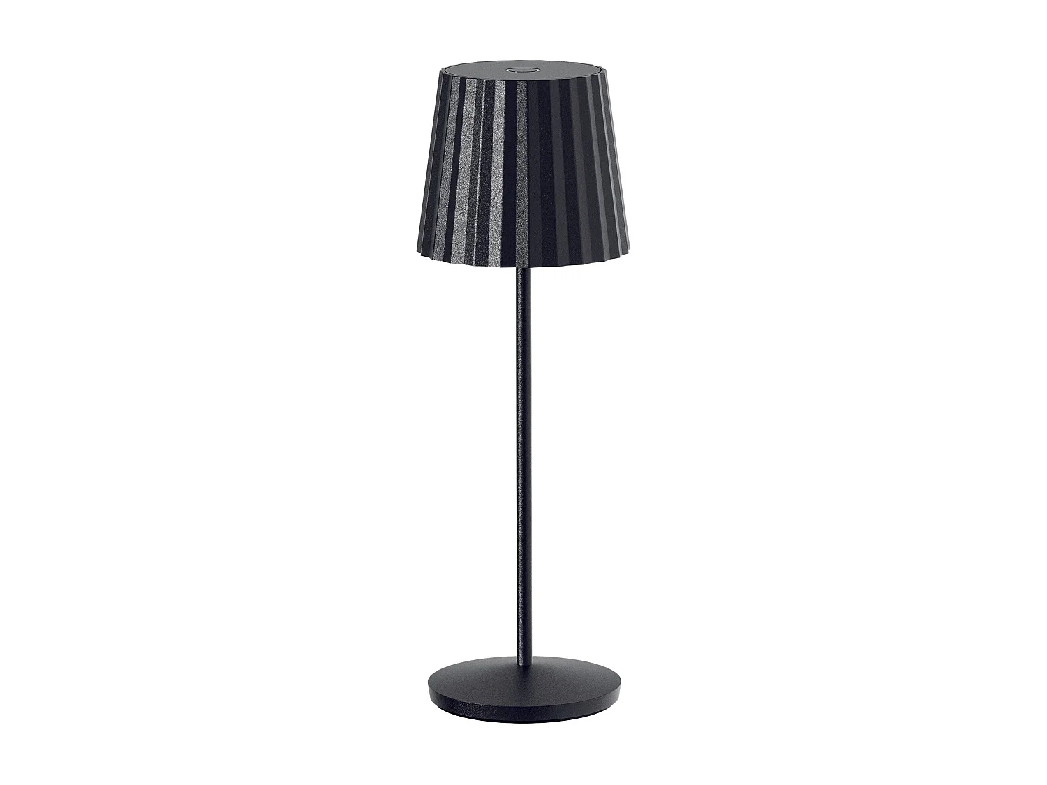 Lampe de table sans fil ABBY Noir H30cm