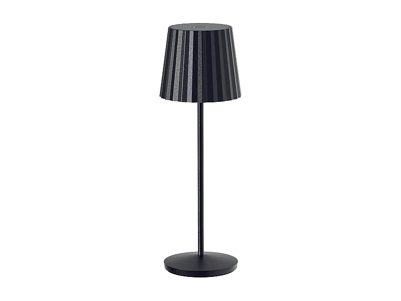 Lampe de table sans fil ABBY Noir H30cm