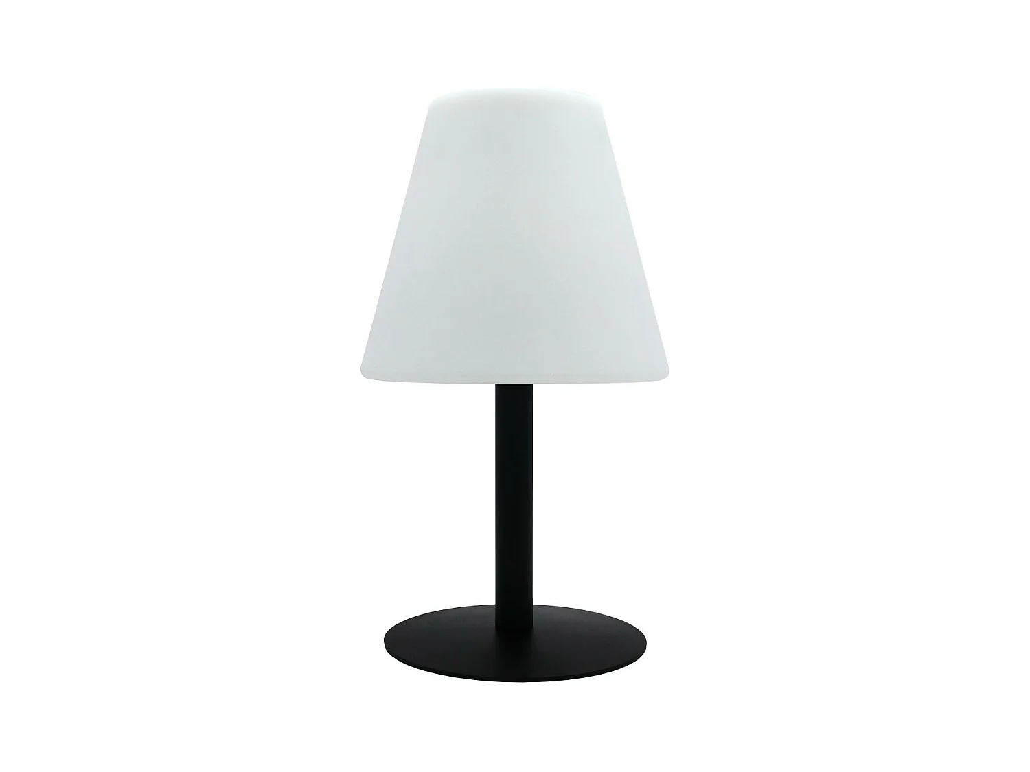 Lampe de table solaire STANDY MINI Blanc Acier H36cm