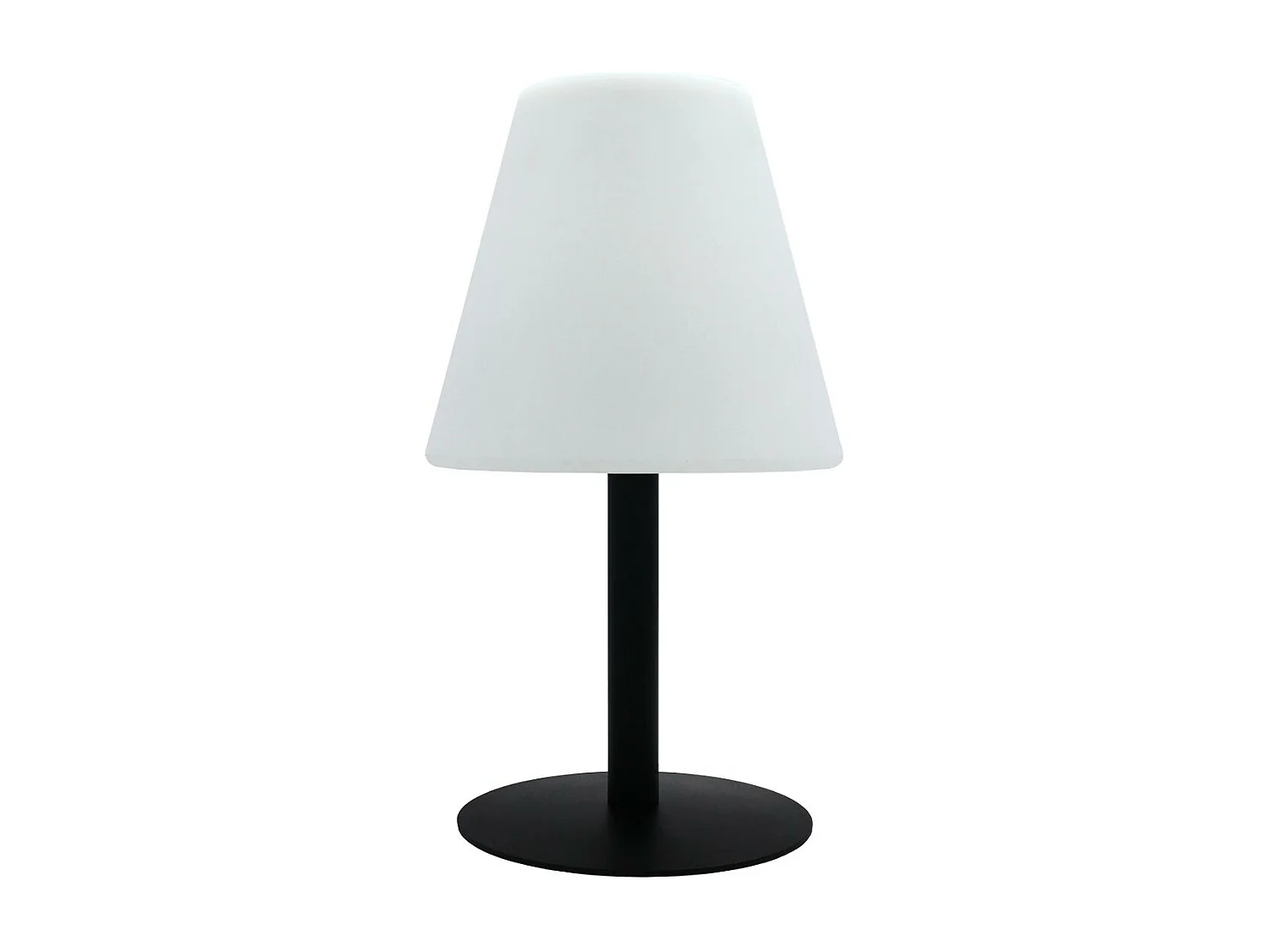 Lampe de table solaire STANDY MINI Blanc Acier H36cm