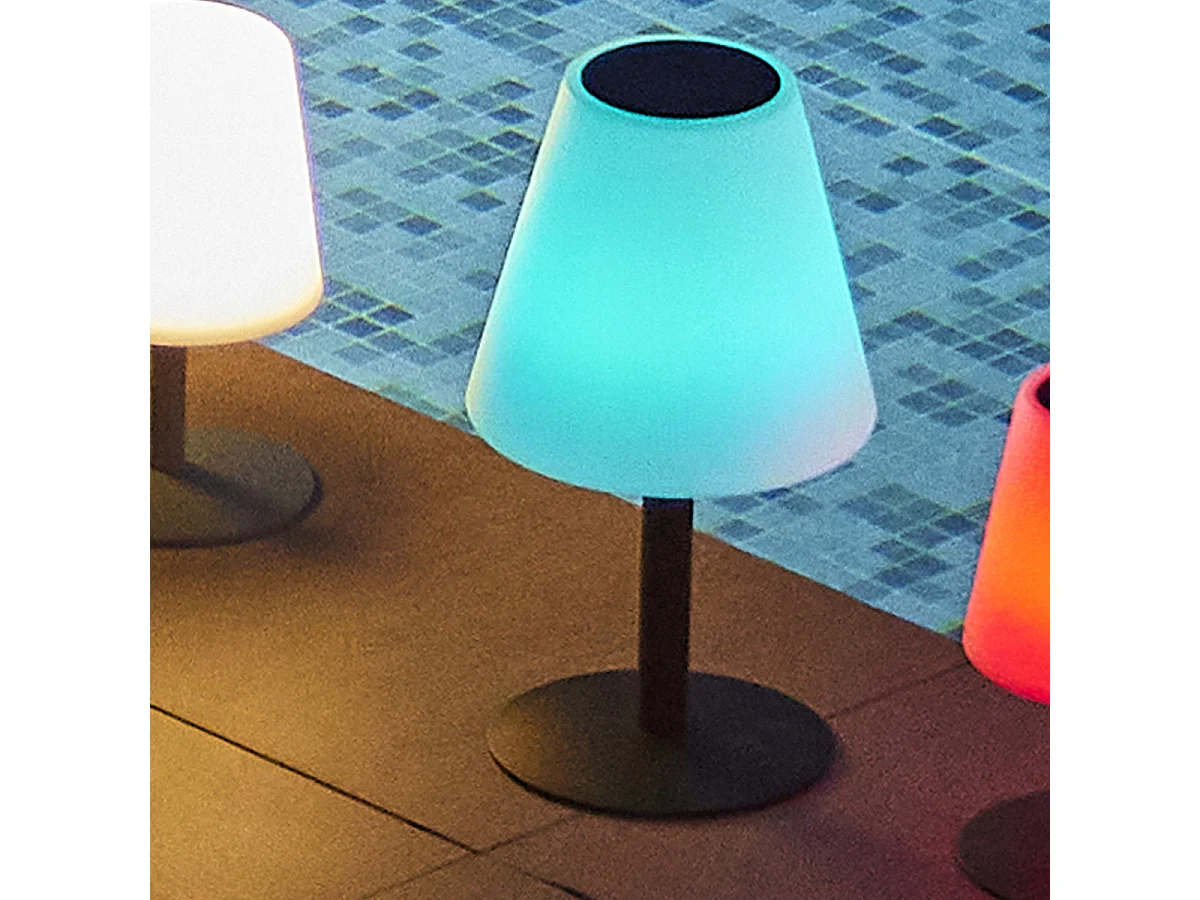 Lampe de table solaire multicolore STANDY MINI SOLAR RGB H36cm