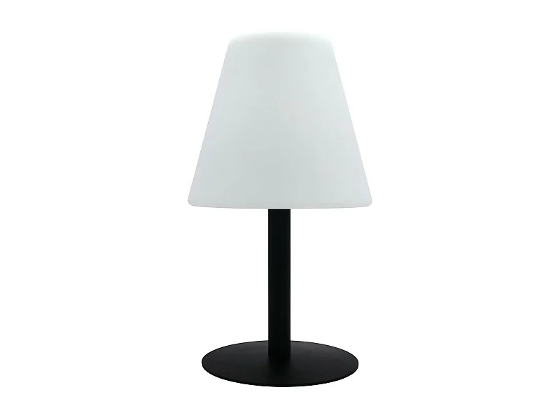 Lampe de table solaire STANDY MINI Blanc Acier H36cm