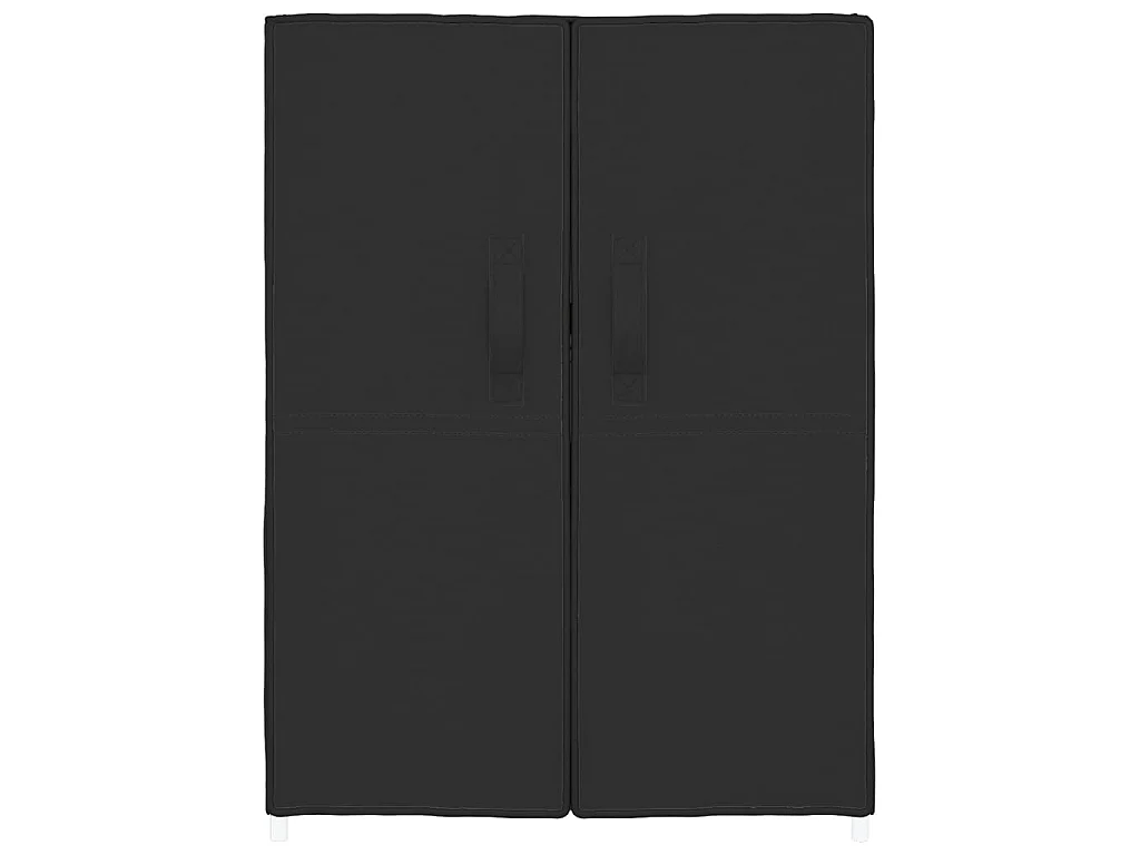 Sapateira Preto 60x28x90 cm Tecido