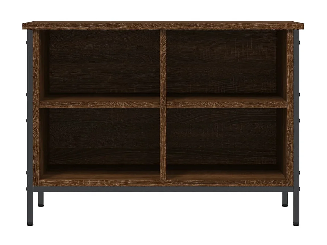 Armoire à chaussures chêne marron 69x35x50 cm bois d'ingénierie