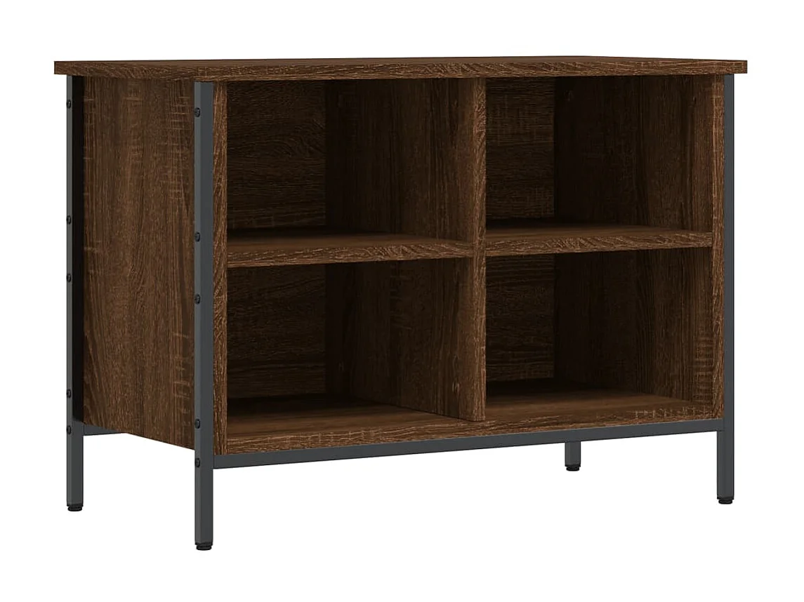 Armoire à chaussures chêne marron 69x35x50 cm bois d'ingénierie