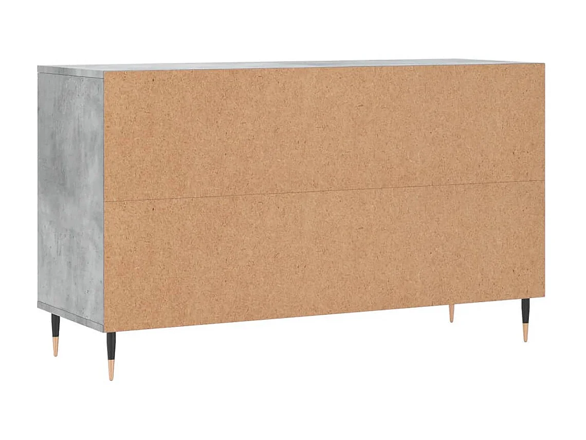 Scarpiera Grigio cemento 102x36x60 cm MDF