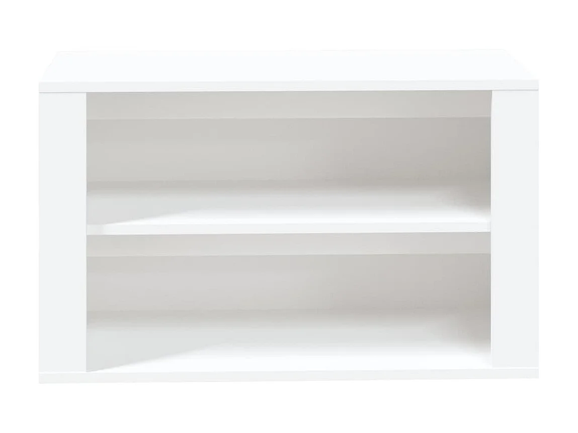 sapateira Branco 75x35x45 cm Madeira trabalhada