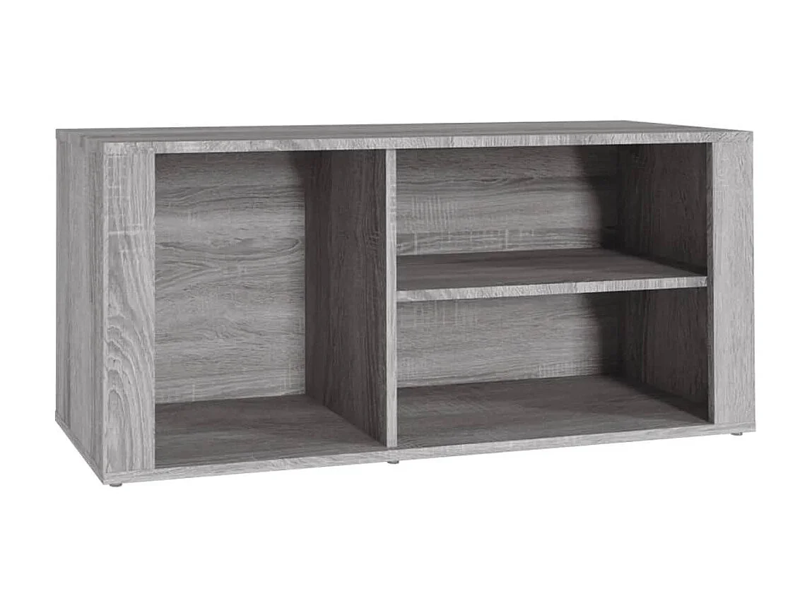 Armoire à chaussures Sonoma gris 100x35x45 cm Bois d'ingénierie