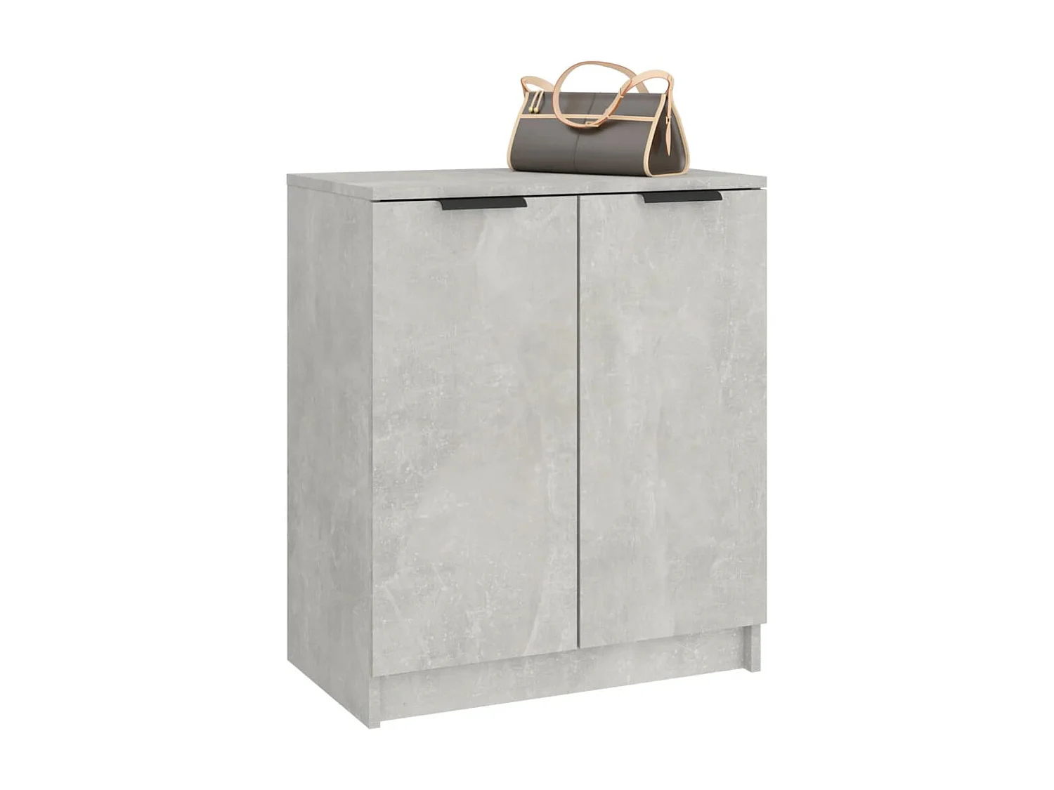 Armoire à chaussures Gris béton 59x35x70 cm Bois d'ingénierie
