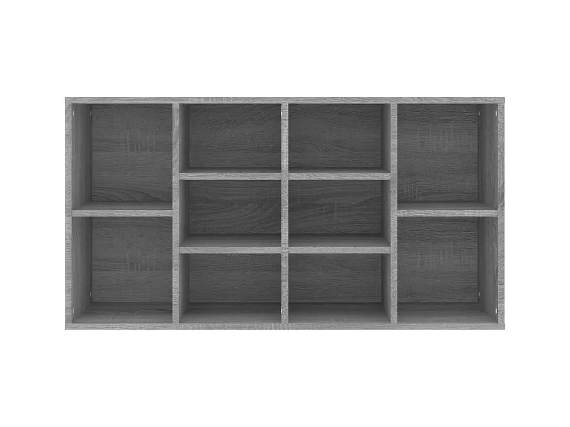 Sonoma Schuhbank grau 103x30x54,5 cm Holzwerkstoff