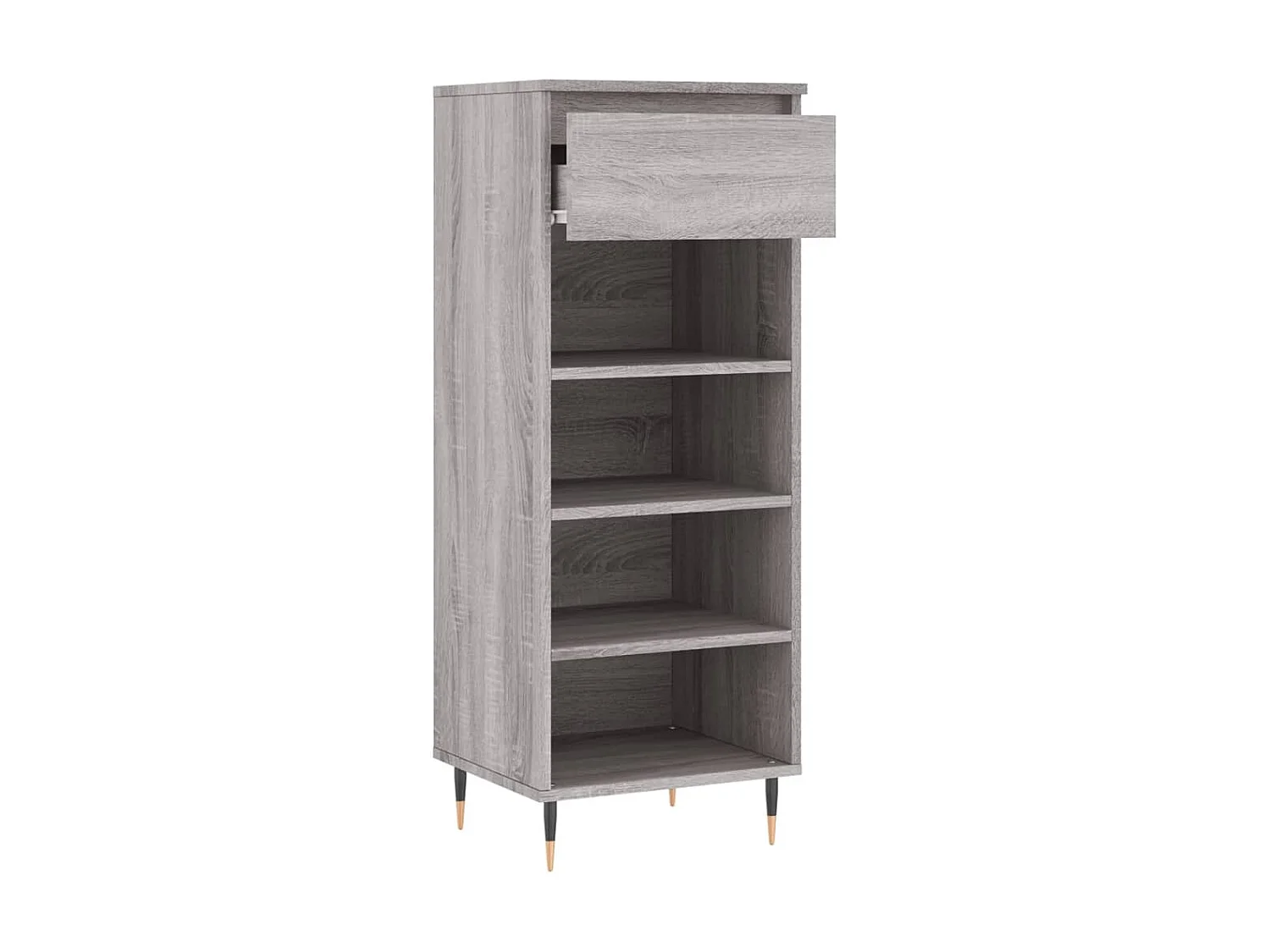 Armoire à chaussures Sonoma gris 40x36x105 cm Bois d'ingénierie