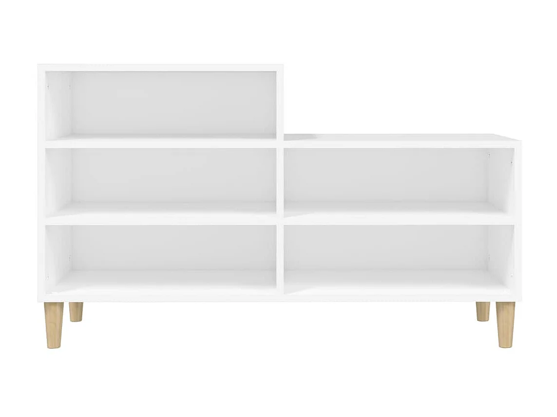 Armoire à chaussures Blanc 102x36x60 cm Bois d'ingénierie