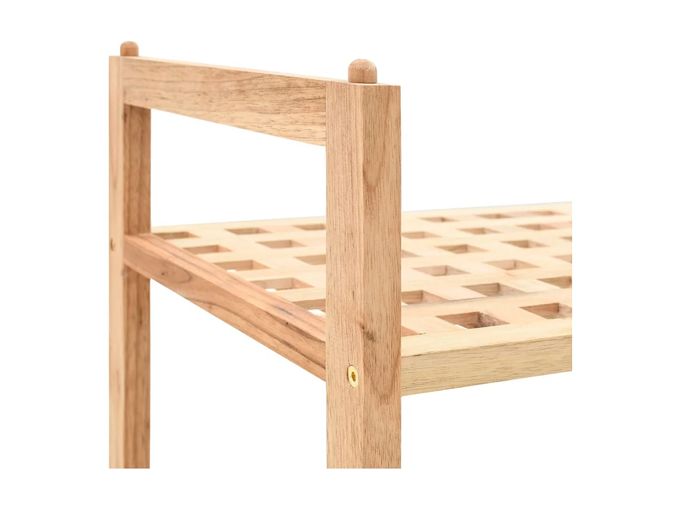 étagère à chaussures Bois de noyer massif 69 x 26 x 81 cm