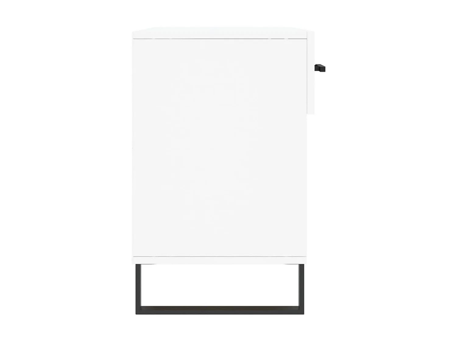 Banc à chaussures blanc 102x35x55 cm bois d'ingénierie