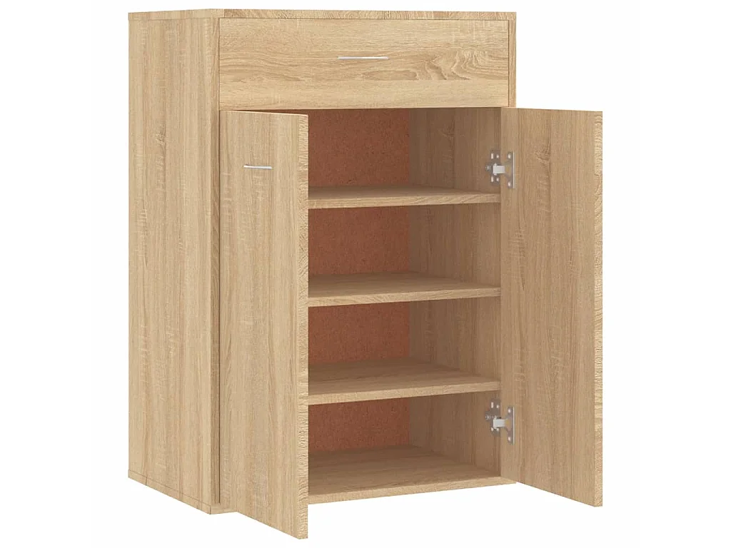 Scarpiera Rovere Sonoma 60x35x84 cm Truciolare