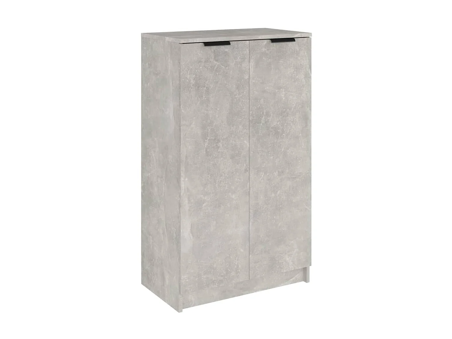 Armoire à chaussures Gris béton 59x35x100 cm Bois d'ingénierie