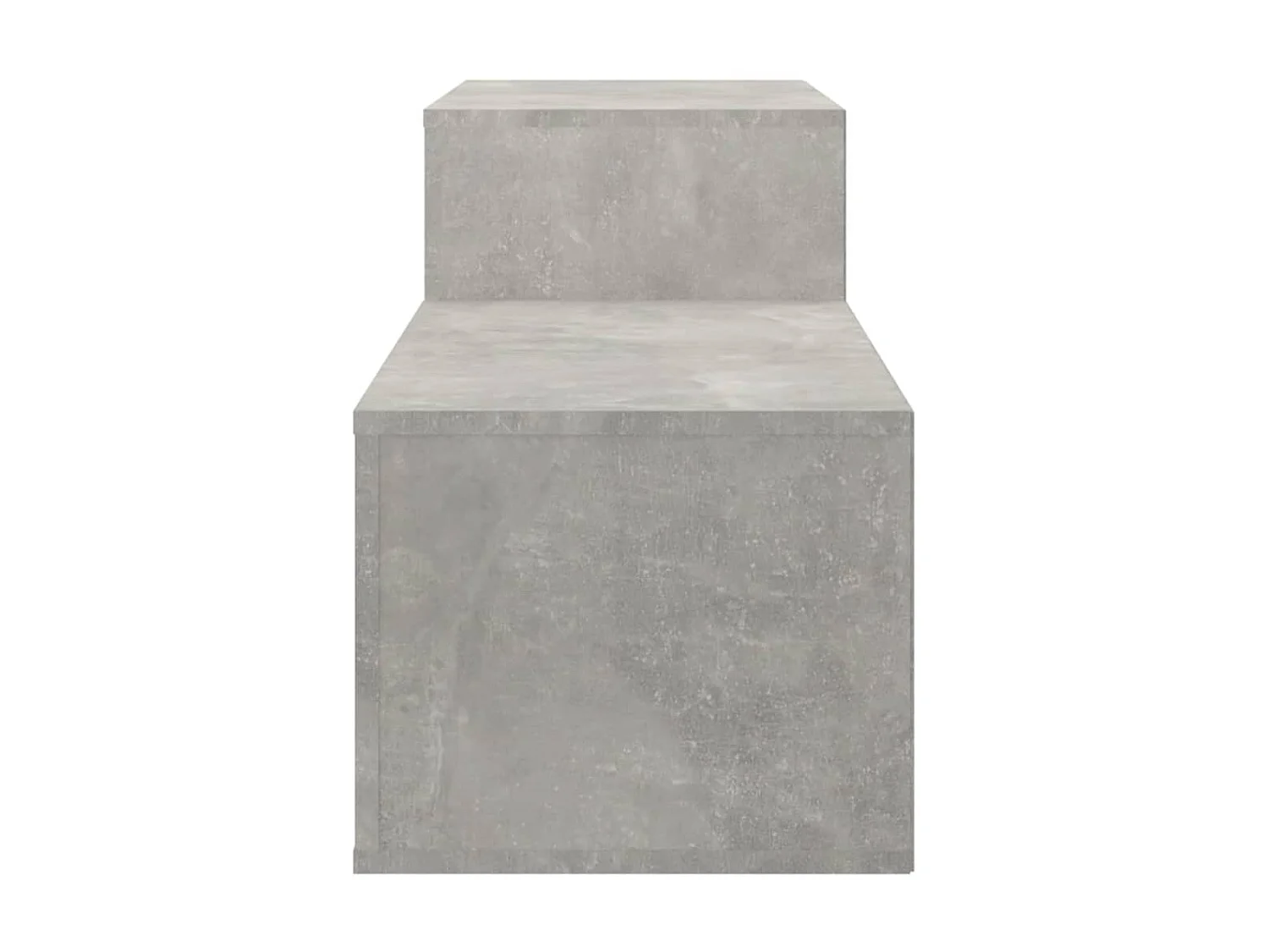 Zapatero Gris hormigón 150x35x45 cm Madera contrachapada