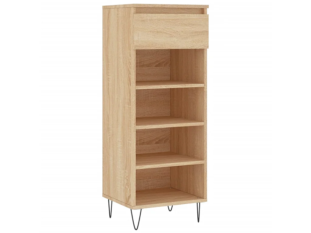 Armoire à chaussures Chêne sonoma 40x36x105cm Bois d'ingénierie