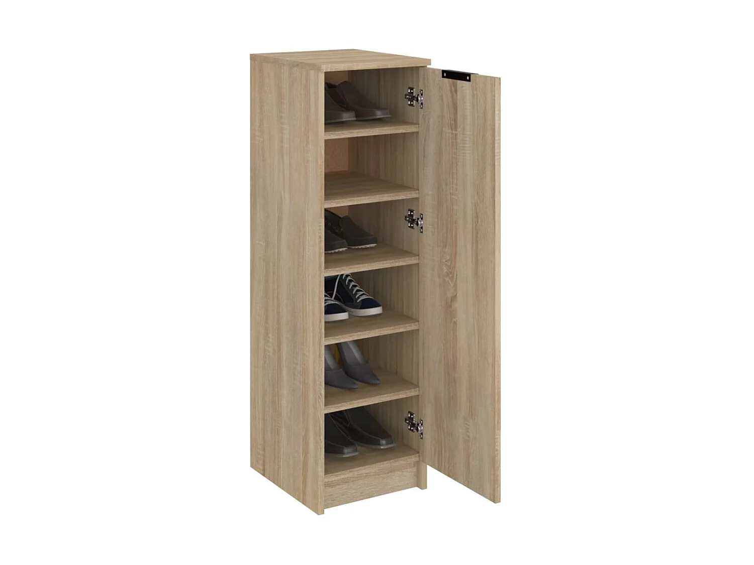 Zapatero roble Sonoma 30x35x100cm Madera contrachapada