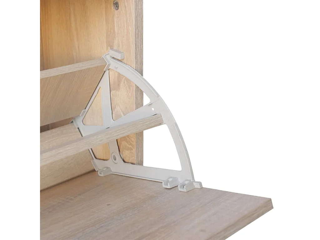 Banc à chaussures 80 x 24 x 45 cm Chêne