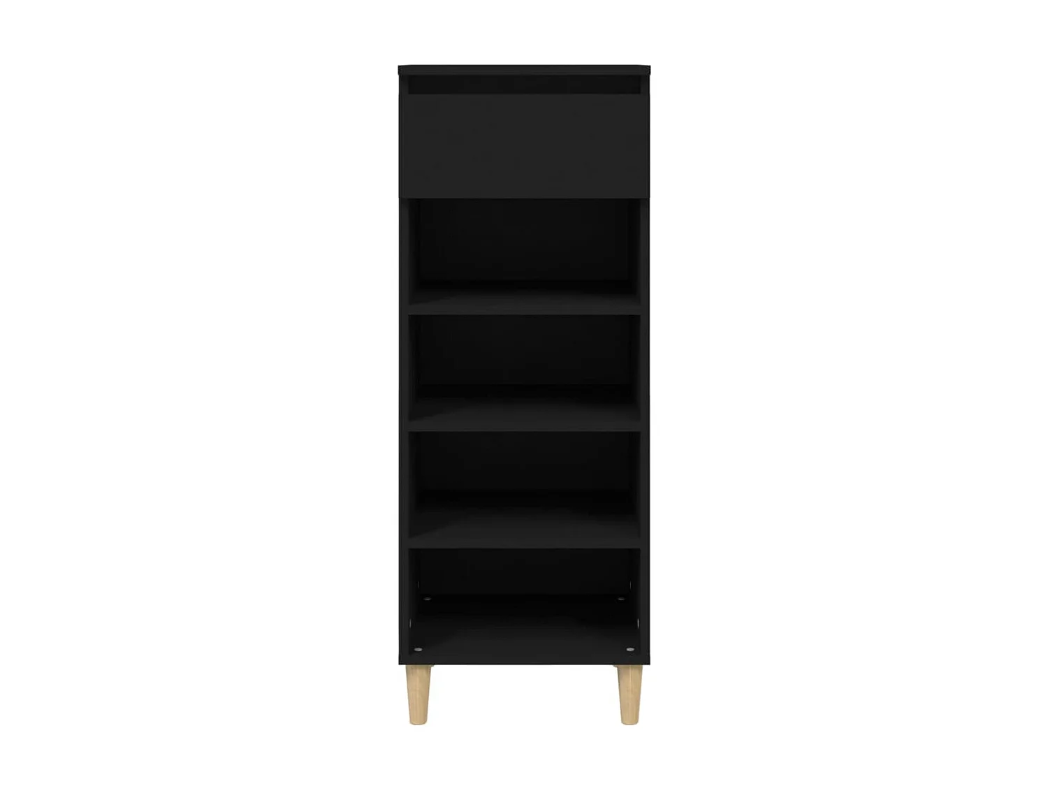 Armoire à chaussures Noir 40x36x105 cm Bois d'ingénierie