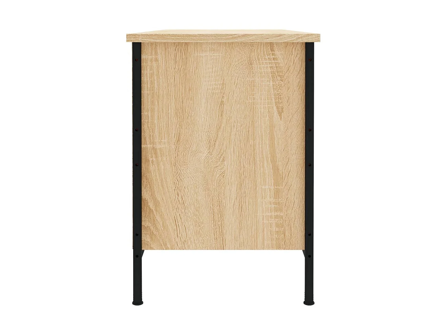 Armoire à chaussures chêne sonoma 100x35x50cm bois d'ingénierie