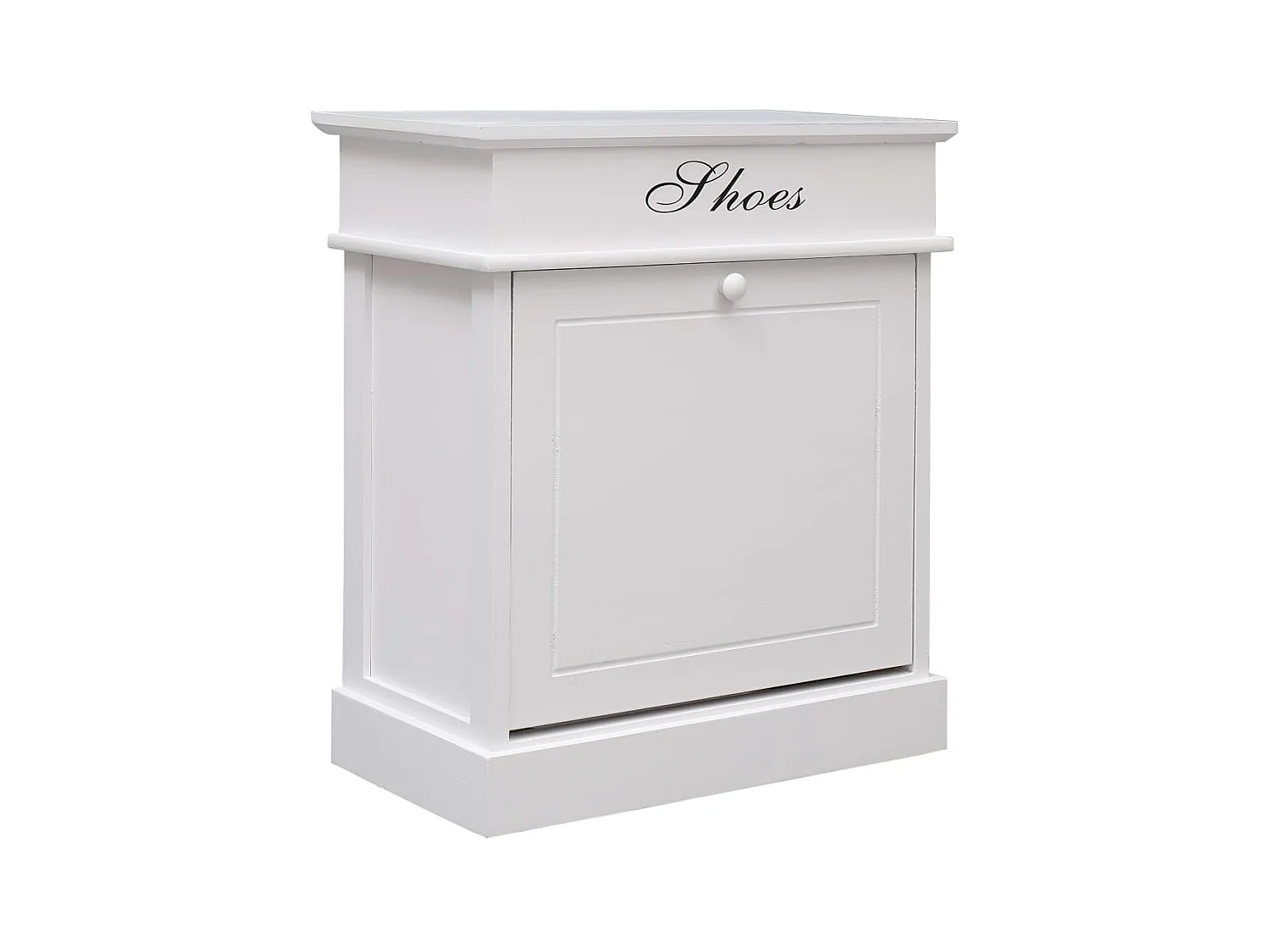 Schoenenkast Wit 50 x 28 x 58 cm Paulowniahout