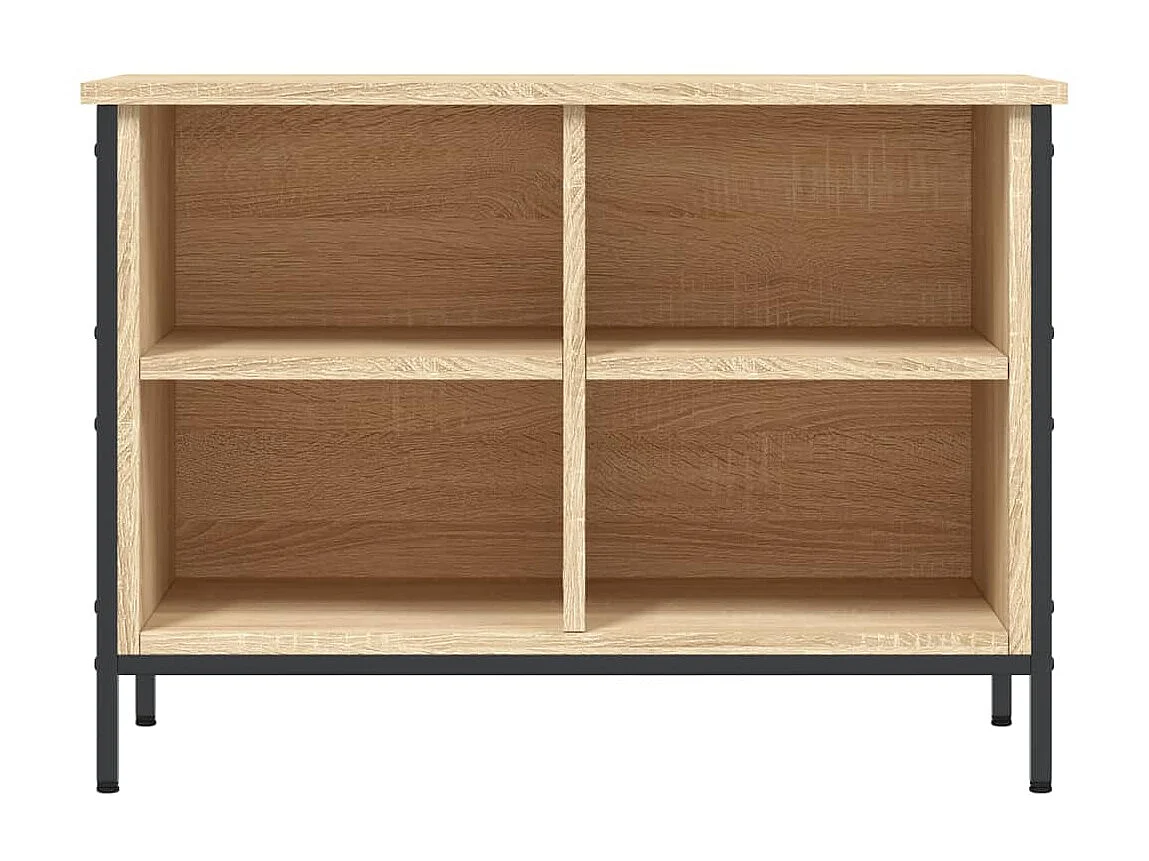 Schuhschrank aus Sonoma-Eiche, 69 x 35 x 50 cm, Holzwerkstoff