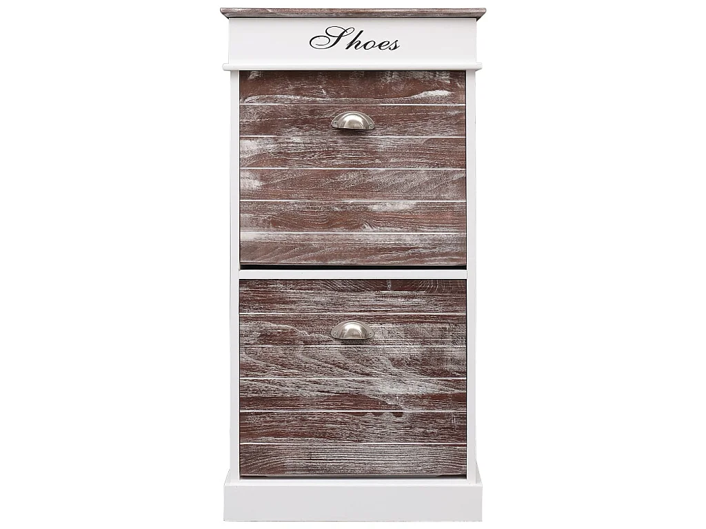 Armoire à chaussures Marron 50 x 28 x 98 cm Bois de Paulownia